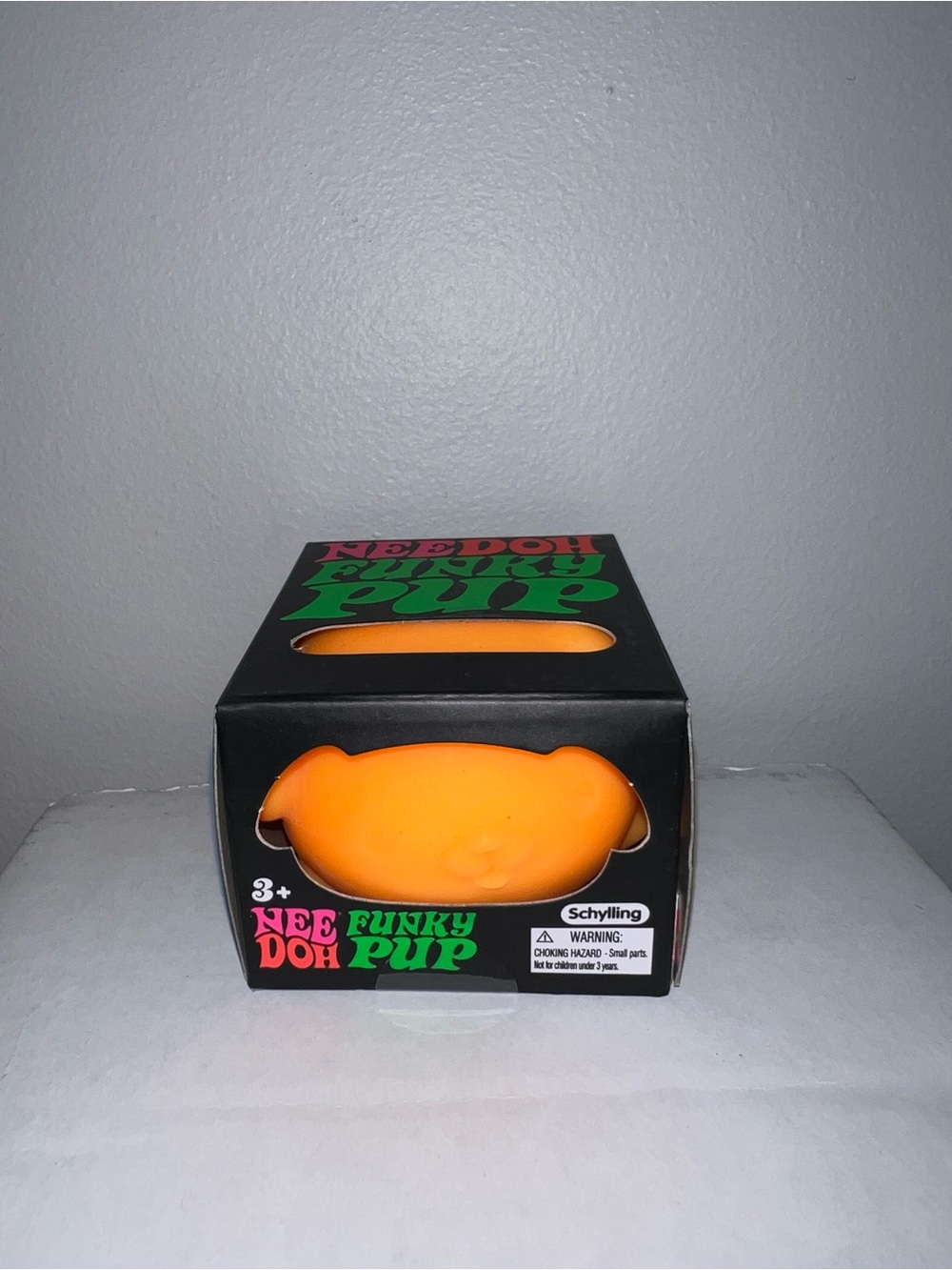 NeeDoh Funky Pup Orange Sensory Squeeze Toy
